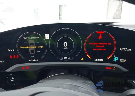 2022 Porsche Taycan из США, поврежденный, VIN WP0AA2Y16NSA15577